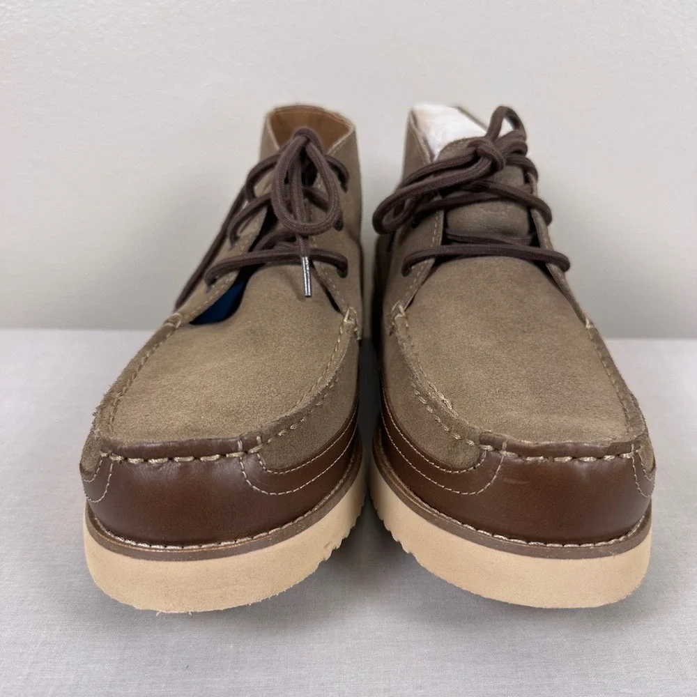 Dockers‎ Men's 11 Calgary Chukka Boots Taupe Suede Leather Supreme Comfort NEW